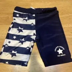 キッズ 水着 星柄 スター ネイビー 110cm