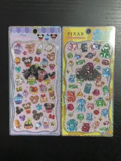 プチドロップステッカー　カップケーキ　スイーツ　ピクサー　キャンディ　プチドロ