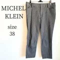 【美品】パンツ　М　ミッシェルクラン　ズボン　サイズ38　チェック柄　レディースのサムネイル