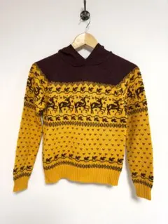 dewdrop ニット　トナカイ柄