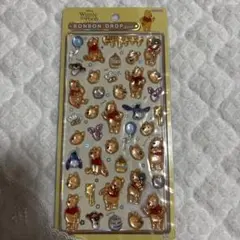 国内正規品　くまのプーさん　ボンボンドロップシール　プーさん　ディズニー　シール