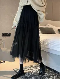 チュール　レース　スカート　SHEIN
