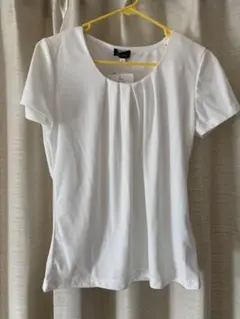 オフホワイト 半袖トップス Mサイズ