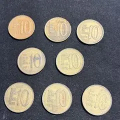 韓国旧硬貨 10ウォン 1968〜1979年 9枚セット 韓国古銭 外国コインのサムネイル