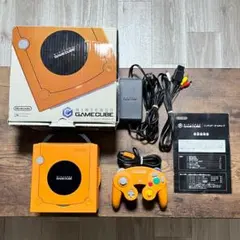 【電池交換済】ゲームキューブ 本体セット(オレンジ)0121 任天堂 NINTENDO GAMECUBE オレンジ ゲームキューブ本体 - 最