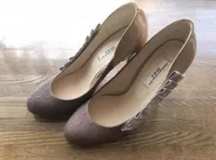 ★新品★ SEVEN TWELVE THIRTY リボン付パンプス