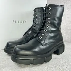 【箱付 美品】ペリーコサニー レースアップブーツ コンバットブーツ レザー 35