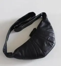 ルメール LEMAIRE クロワッサン ラムレザー バッグ S 黒