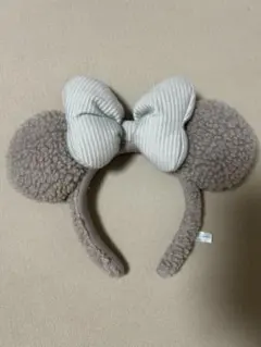 【即日発送】ディズニーリゾート ミニー ボアカチューシャ モコモコ