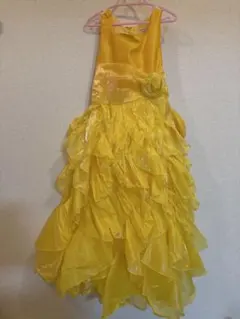 Catherine Cottage 黄色レースドレス 120 パニエ付き