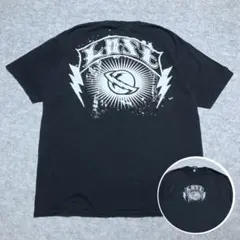 LOST Enterprises ロゴ　両面プリント　Tシャツ 黒 stb222のサムネイル