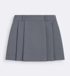 GU サイドプリーツスコート　グレー　Ｍ