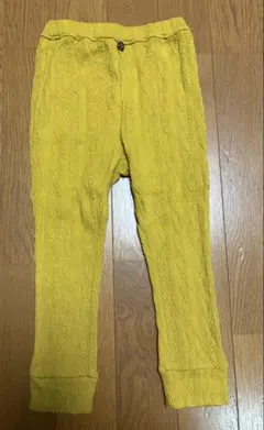 ラグマート　パンツ　スパッツ　黄色　男の子　女の子　キッズ　100サイズ