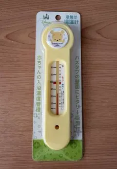 디즈니 베이비 푸 온수 온도계 (석션 컵 포함) 옐로우