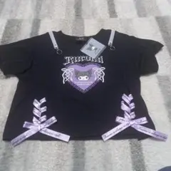 Kuromi ジッパー付き　新品 Tシャツ 120cm