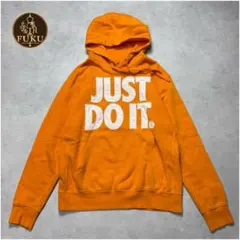 NIKE JUST DO IT パーカー オレンジ　Mのサムネイル