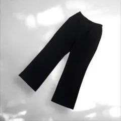 Leilian レリアン ワイドパンツ スラックス ブラック サイズ9 S610
