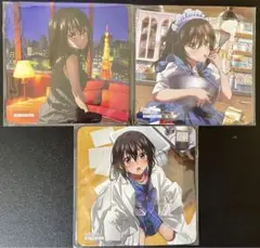 ストライク・ザ・ブラッド WEBくじ 購入特典コースター 雪菜 3種セット