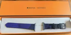 で*こ様 Apple Watch HERMES バンド 紫/黒