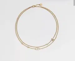 Dior CD Lily ネックレス メタル レジンパール - メルカリ