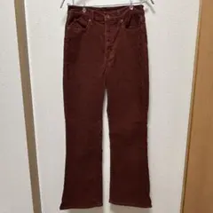 UNIQLO コーデュロイスリムフレアパンツ　ウエスト64