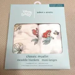 エイデンアンドアネイ　ディズニー　プリンセス　スワドル　おくるみ2枚セット