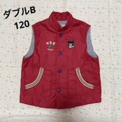 ミキハウス ダブルB アウター ベスト ☆ 120 上着 ジャンバー 防寒