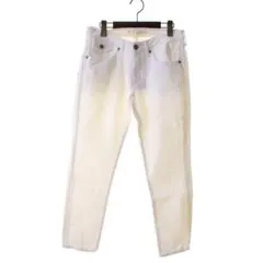 C.C.CROSS シーシークロス 美脚ジーンズ スラウチテーパ-ド　新品　白のサムネイル