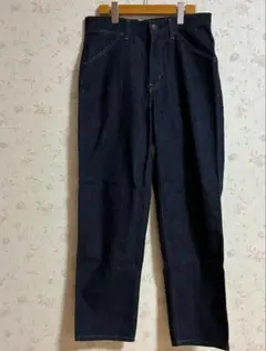 ユニクロ　ストレートワイドデニム　インディゴ