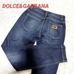 DOLCE&GABBANA ドルチェ&ガッバーナ　デニムパンツ　ゴールドプレートのサムネイル