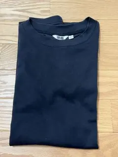 UNIQLO U ブラック Tシャツ Lエアリズム