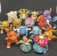 ポケモン フィギュア　モンコレ　初期　レア　ソフビ　１５体セット