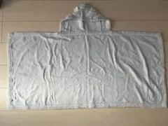 familiar ファミリア　フード付きタオル 水色　バスタオル