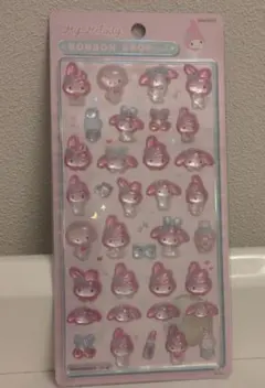 My Melody ボンボンドロップシール