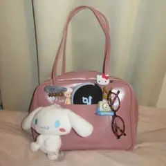 nugu haku ピンク ハンドバッグ