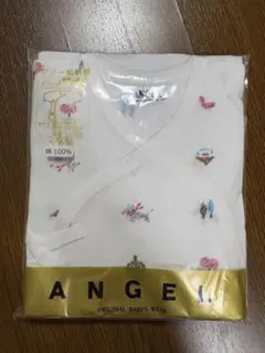 新品未開封 ANGEL ベビー肌着 2枚組 50-75cm 新生児