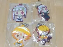 鬼滅の刃　ラバーマスコット　宇髄天元＆我妻善逸４点セット