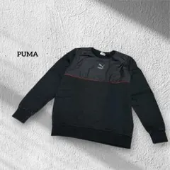プーマ　PUMA CLSXプラススウェットシャツ　ブラック　M