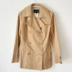 INDIVI インディヴィ スプリング コート ジャケット キャメル 38