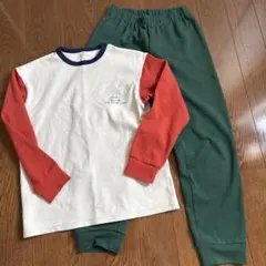 エアリズム パジャマセット 150サイズ 赤/白/緑