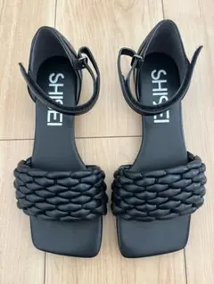 SHISEI ダークブラウン PADEDサンダル24.5cm 新品未使用 2025年最新