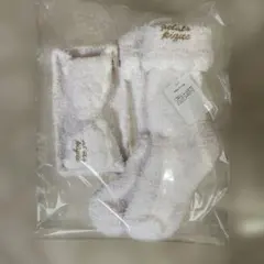 ジェラートピケ ルームソックス ヘアバンド もこもこ靴下　ピンク ジェラピケ