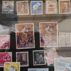 日本の使用済切手　世界の切手　マーシャルの切手　切手コレクション