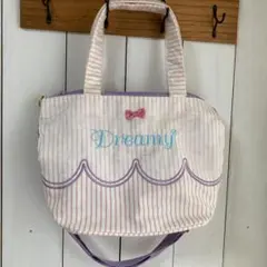 新品　スイマー　キャンパストートバッグ　ストライプのサムネイル