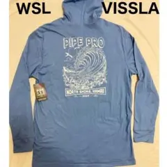[新品]VISSLA ヴィスラ　WSL パイププロ2024 パーカー　ブルー