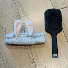 ヘアブラシ＆うさ耳ヘアバンド セットのサムネイル