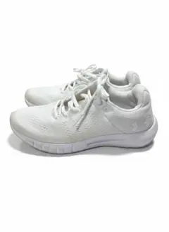 【UNDER ARMOUR】アンダーアーマー 白24cm ランニングシューズ