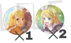 鏡音リン　グリ缶　缶バッジ　48c　47c