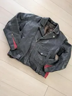 極上雰囲気 60s ユーロヴィンテージ ドイツ軍 ダブルライダース レザー 黒 極上雰囲気 60s ユーロヴィンテージ ドイツ軍 ダブルライダース レザー