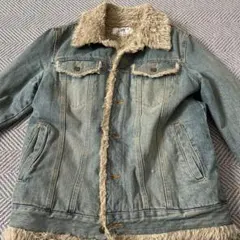 CORISCO LUSCIOUS ボア襟 デニムジャケット M